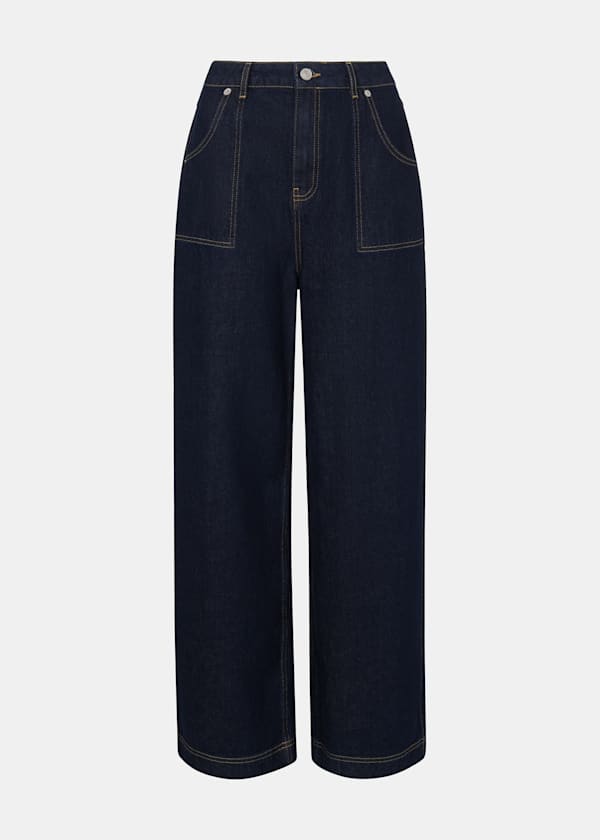 Dark Denim Authentic Raya Straight Jean
