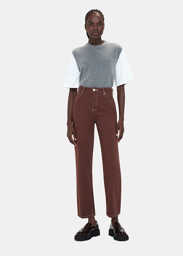 Chocolate Authentic Mollie Straight Jean