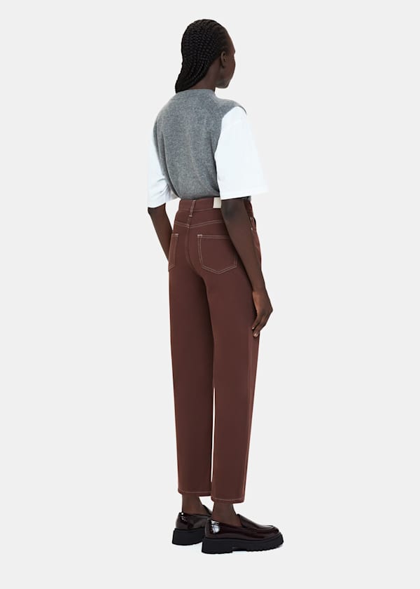 Chocolate Authentic Mollie Straight Jean