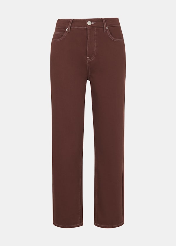 Chocolate Authentic Mollie Straight Jean