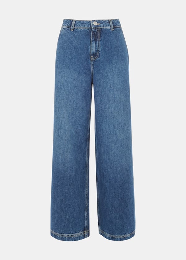 Wide Leg High Waist Jean
