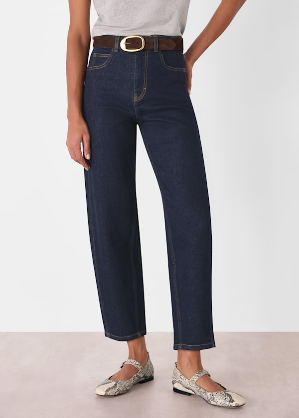 Stretch Barrel Leg Jean