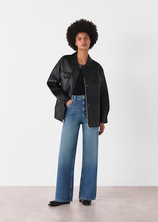 Denim Straight Full Length Jean