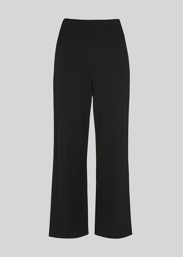 Flat Front Ponte Trouser