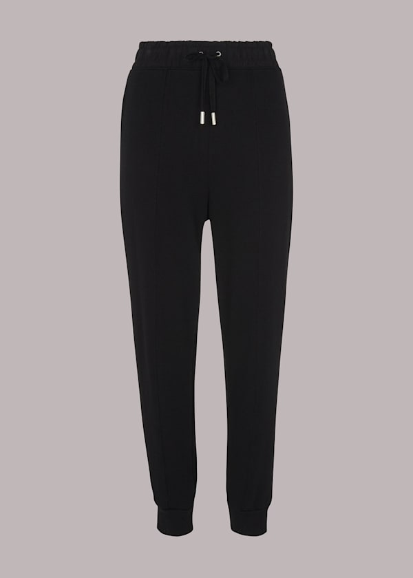 Black Easy Jersey Jogger