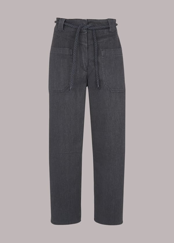 Rope Belted Casual Trouser