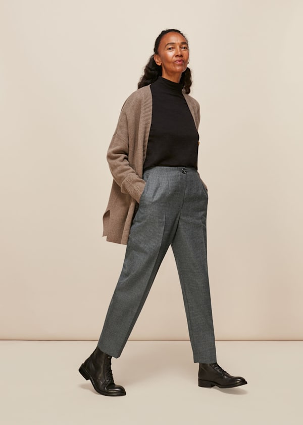 Multicolour Anita Easy Check Trouser