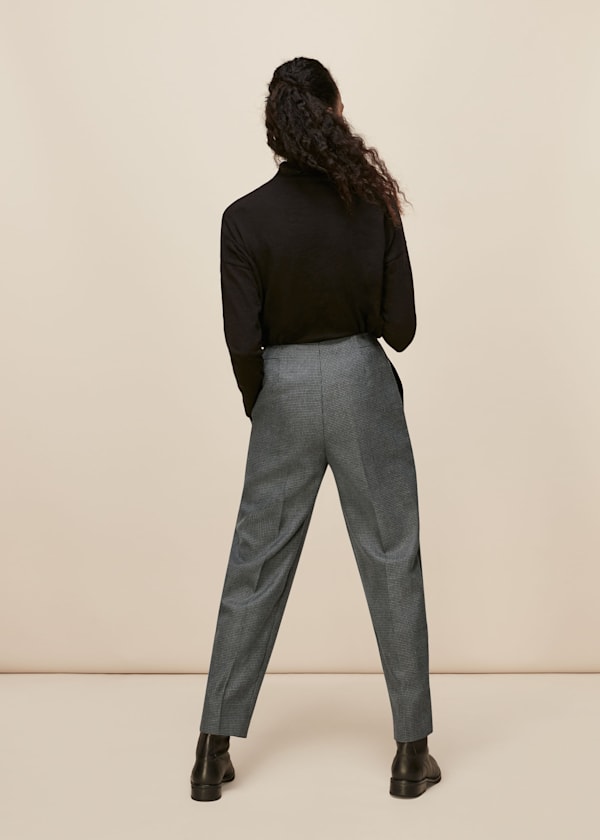 Multicolour Anita Easy Check Pants 
