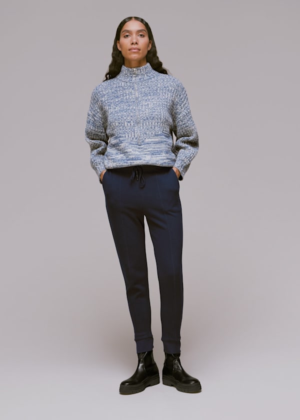 Navy Easy Jersey Jogger