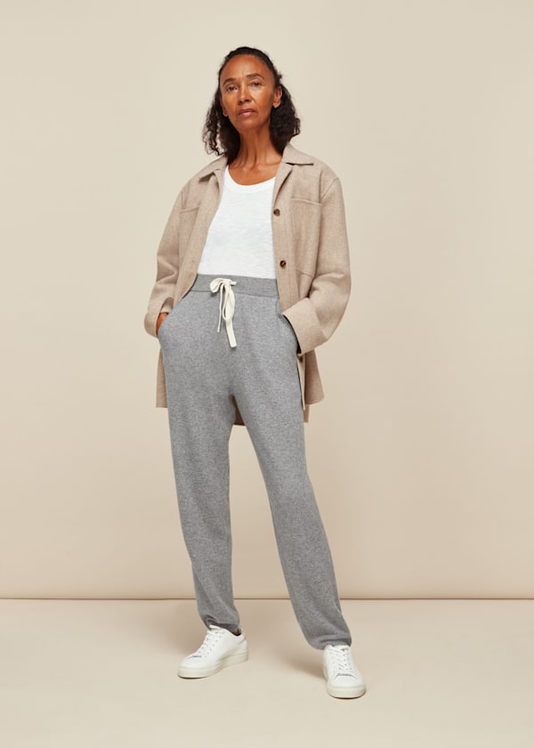 Grey Cashmere Jogger