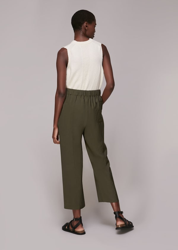 Khaki Easy Casual Pants 