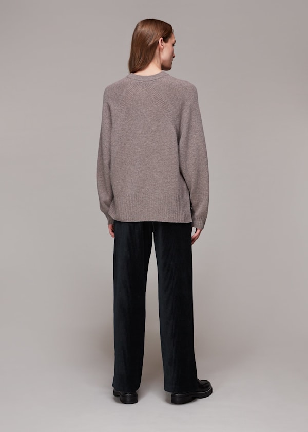 Navy Millie Corduroy Pants 