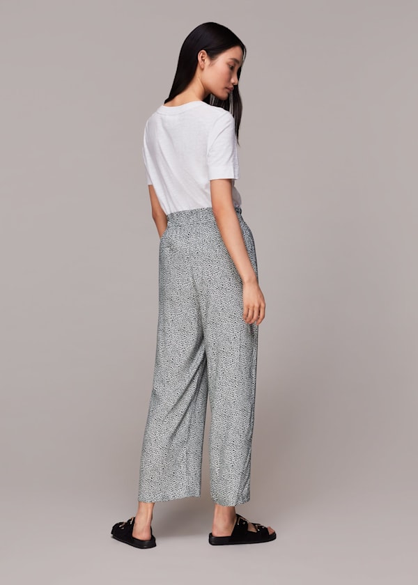 Gradient Leopard Print Trouser