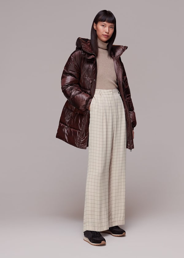 Multicolour Niamo Fine Grid Trouser
