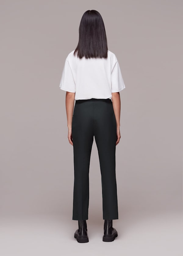 Black Gracy Kick Flare Pants 
