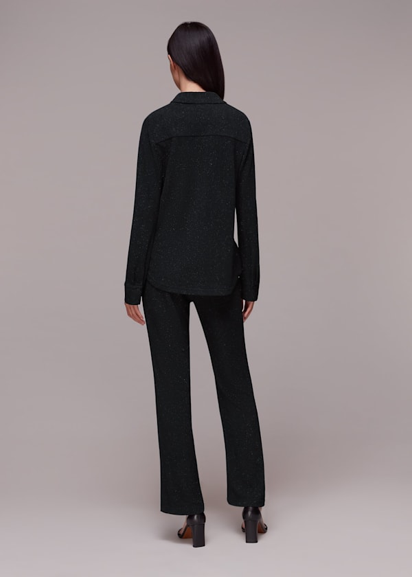 Black Gillian Sparkle Pants 