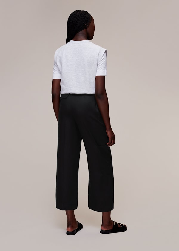Black Kate Tencel Cargo Trouser
