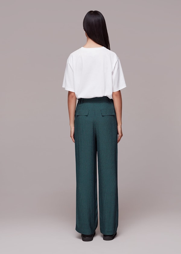Green Lizzie Vertical Dash Trouser
