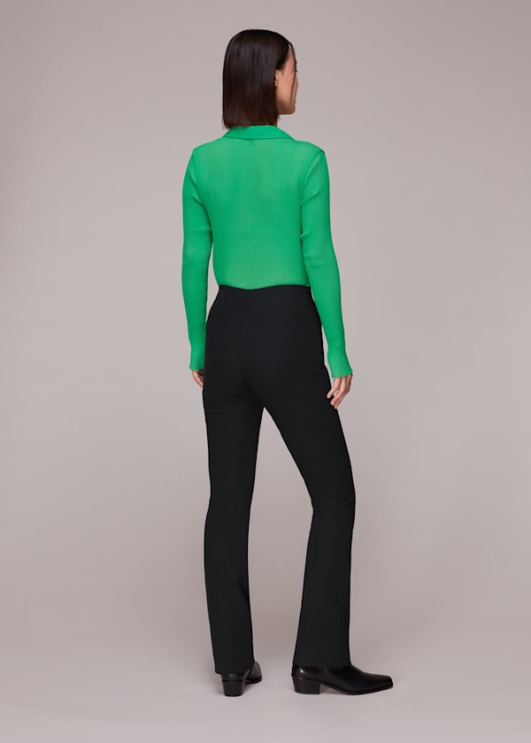 Black Lucy Kick Flare Trouser