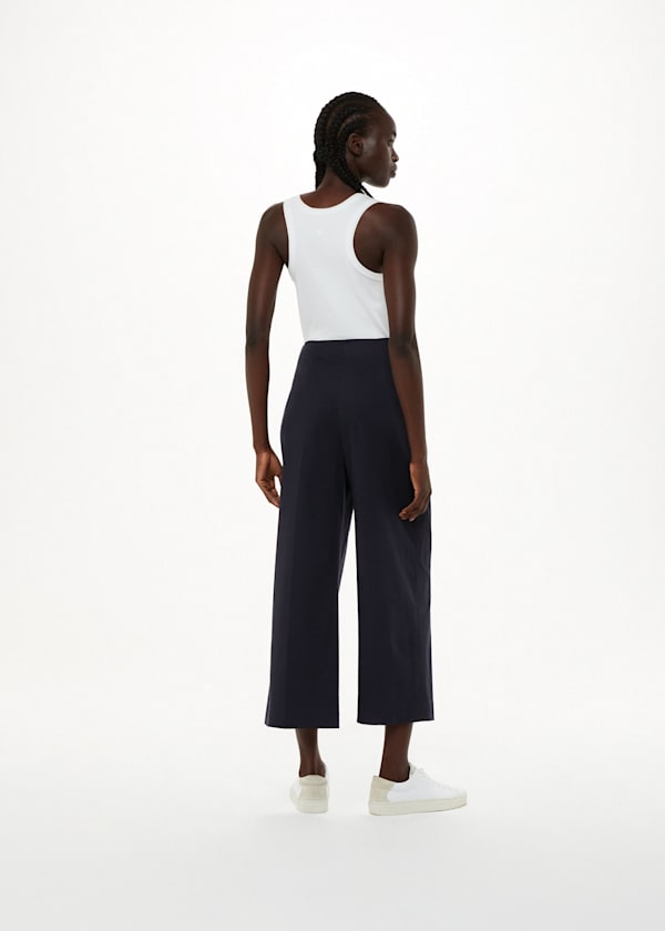 Navy Katie Cropped Pants 
