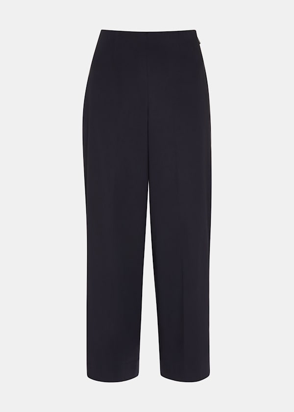 Navy Katie Cropped Trouser