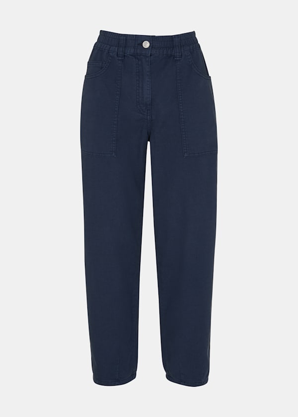 Navy Tessa Casual Trouser
