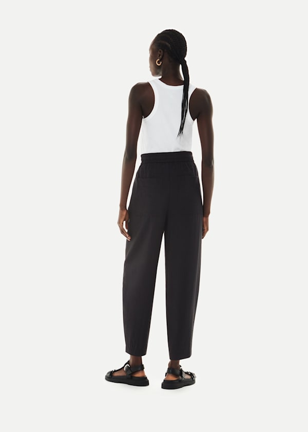 Black Tie Waist Nicola Trouser