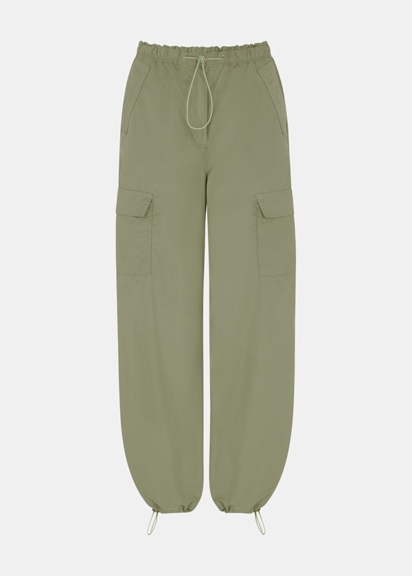 Sage Green Pippa Parachute Trouser