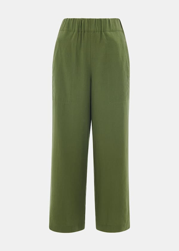 Khaki Jade Side Zip Trouser