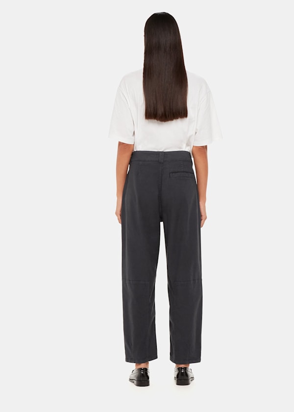 Navy Alice Pocket Detail Pants 