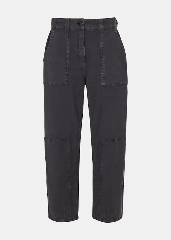 Navy Alice Pocket Detail Trouser