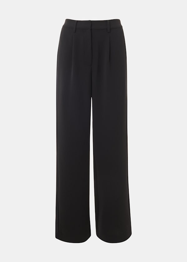 Black Satin Side Stripe Tux Trouser
