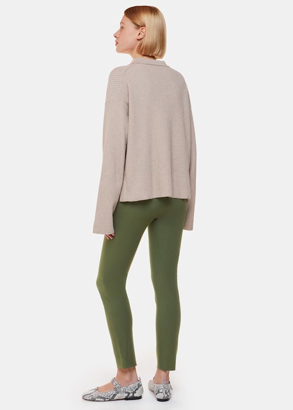 Khaki Super Stretch Pants 