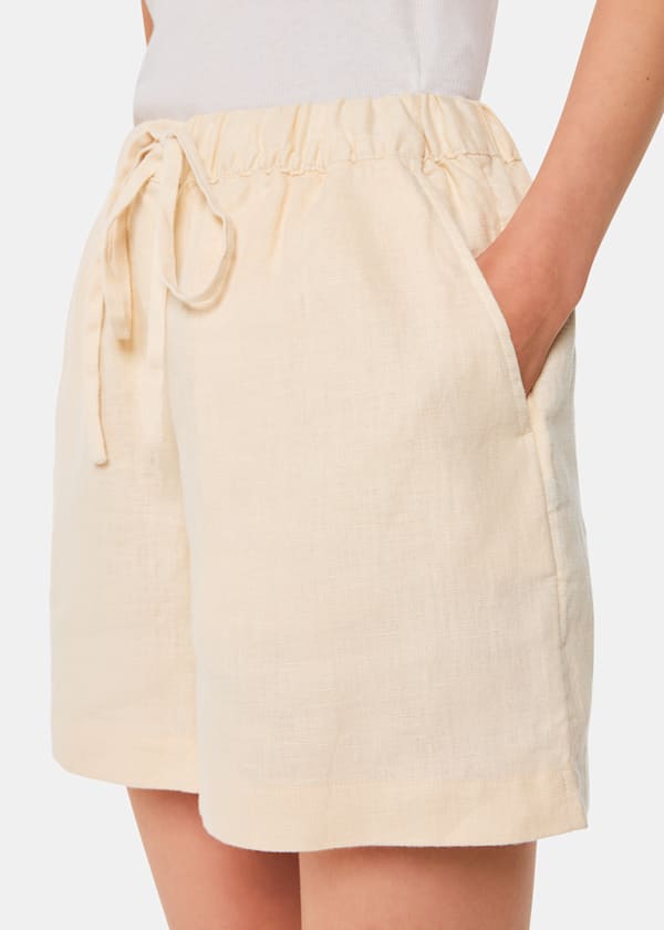 Linen Elasticated Short