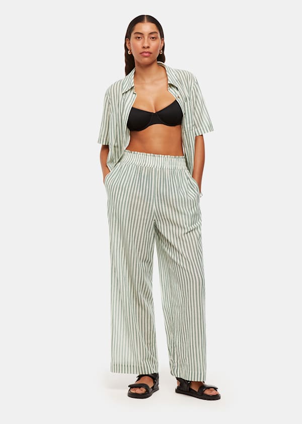 Stripe Beach Trouser