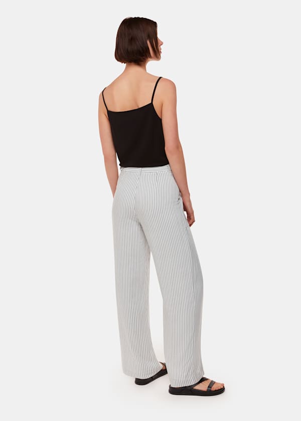 Ivory Luna Stripe Trouser