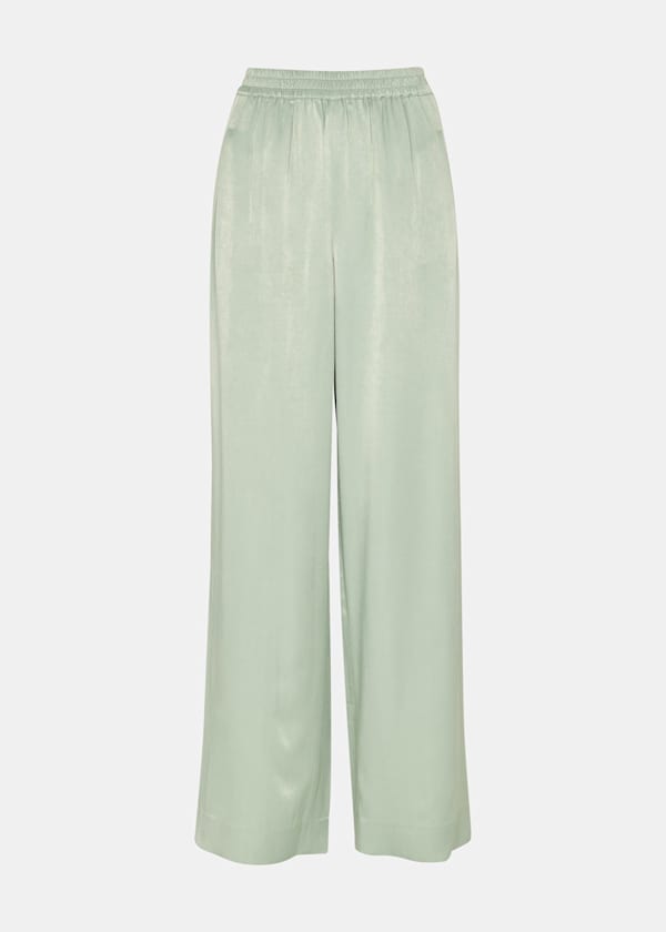 Sage Green Rita Luxe Elasticated Trouser