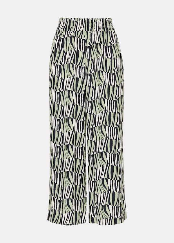 Multicolour Checkerboard Tiger Trouser