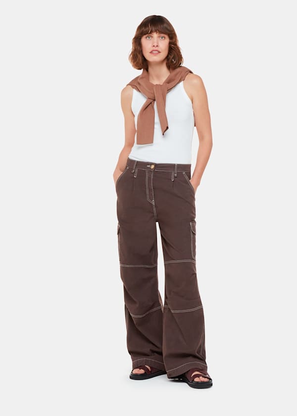 Chocolate Lorna Cargo Pants 