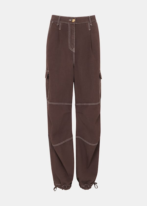 Chocolate Lorna Cargo Trousers
