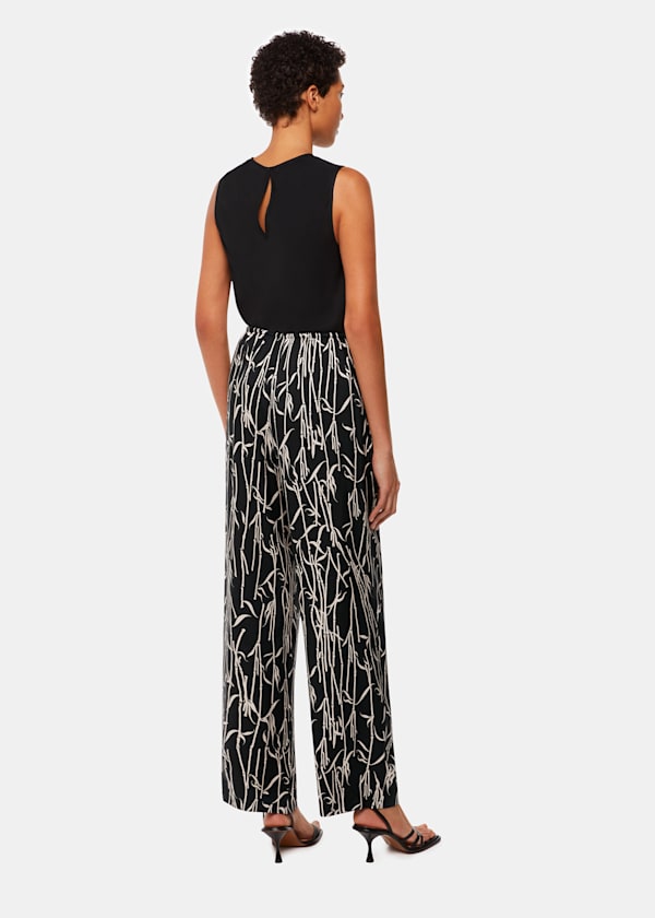 Black Bamboo Shoots Trouser