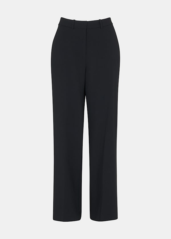 Black Amelie Wool Blend Pants 