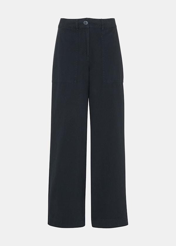 Washed Black Ruth Relaxed Leg Trouser