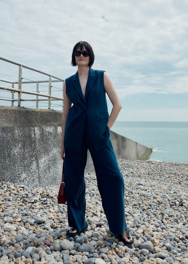 Navy Joss Tailored Trouser