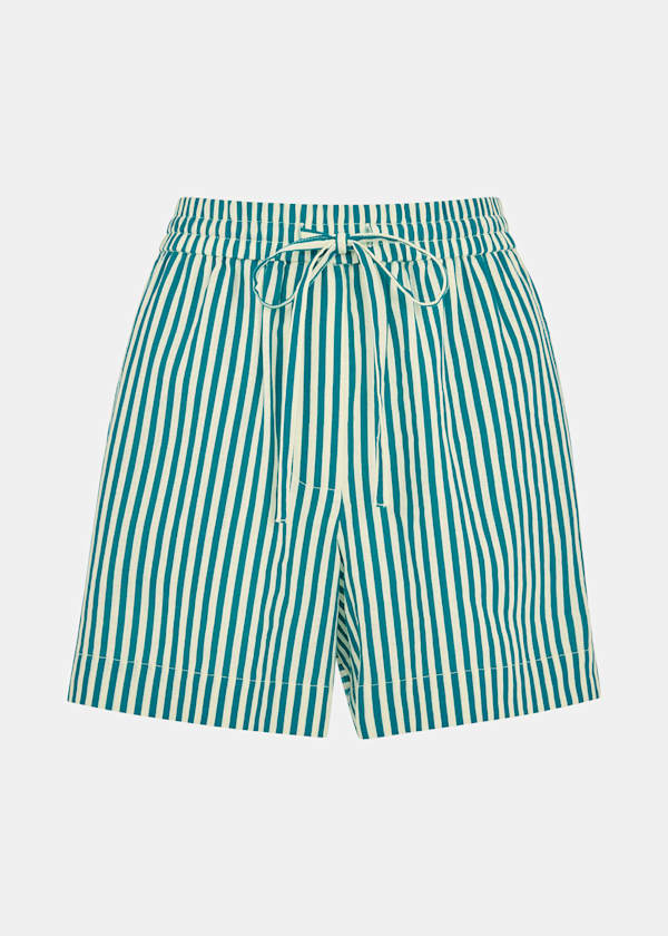 Stripe Linen Blend Short