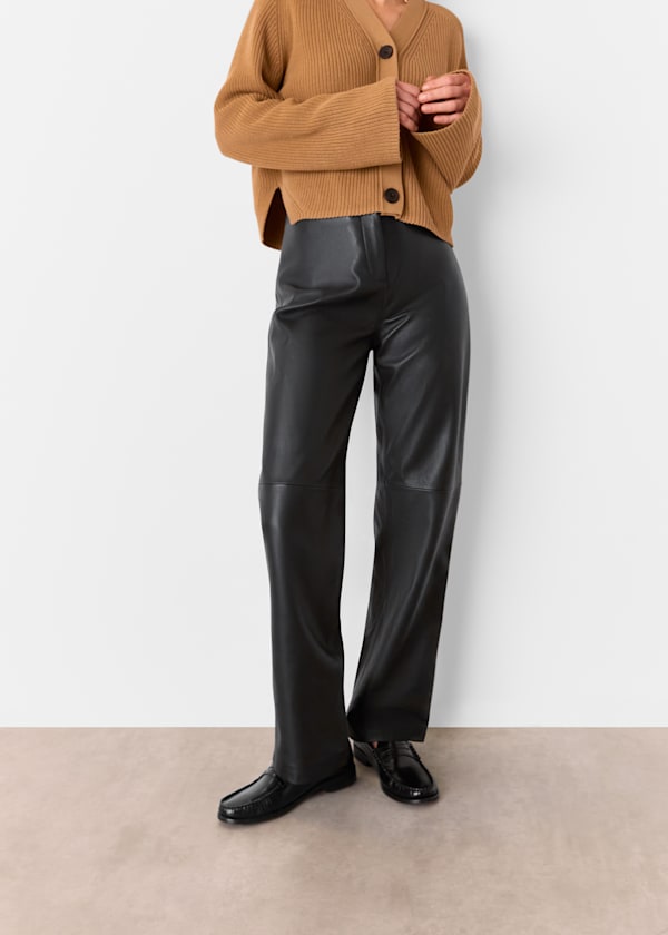 Women s Leather Trousers Responsibly Sourced Whistles UK