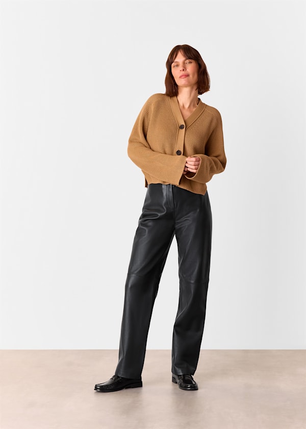 Black Ultimate Leather Pants 