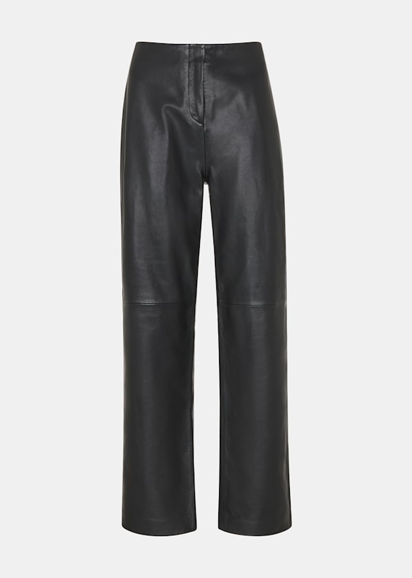 Black Ultimate Leather Trouser