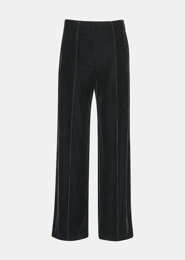 Black Velvet Full Length Trouser