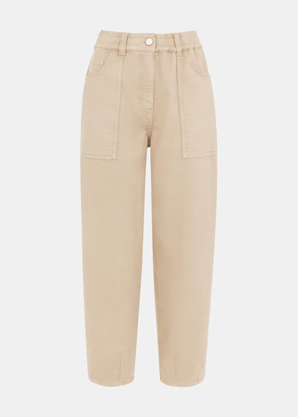 Neutral Tessa Casual Trouser